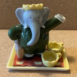 Miniature Babar Ceramic Tea Set